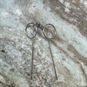 Uncommon James Silver Oval Drop Earrings